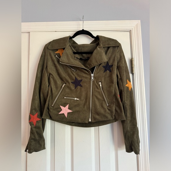 Olivaceous Jackets & Blazers - Olivaceous Suede Jacket